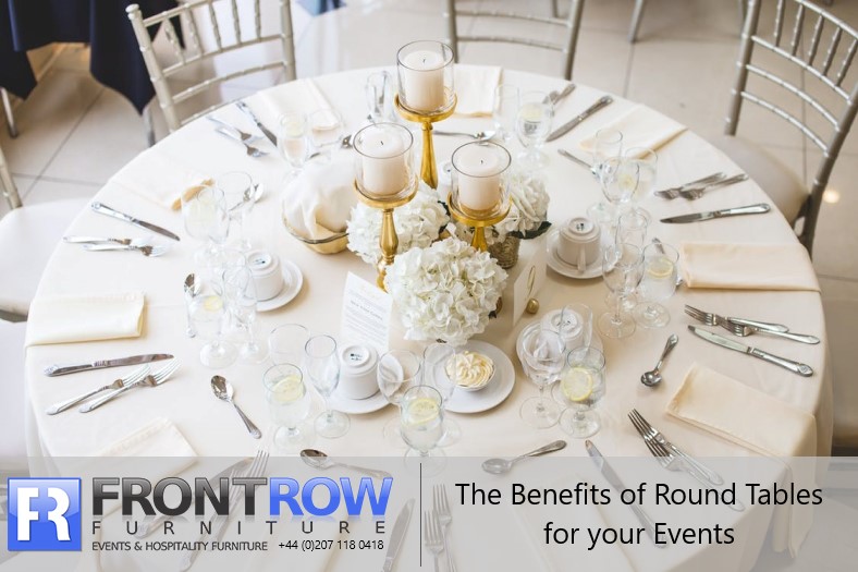 Benefits Of Round Tables For Your Event, How Many Chairs Can You Fit Around A 60 Round Table With